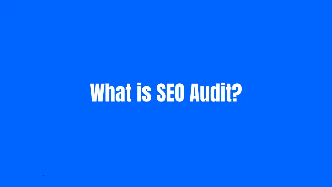 what is seo audit