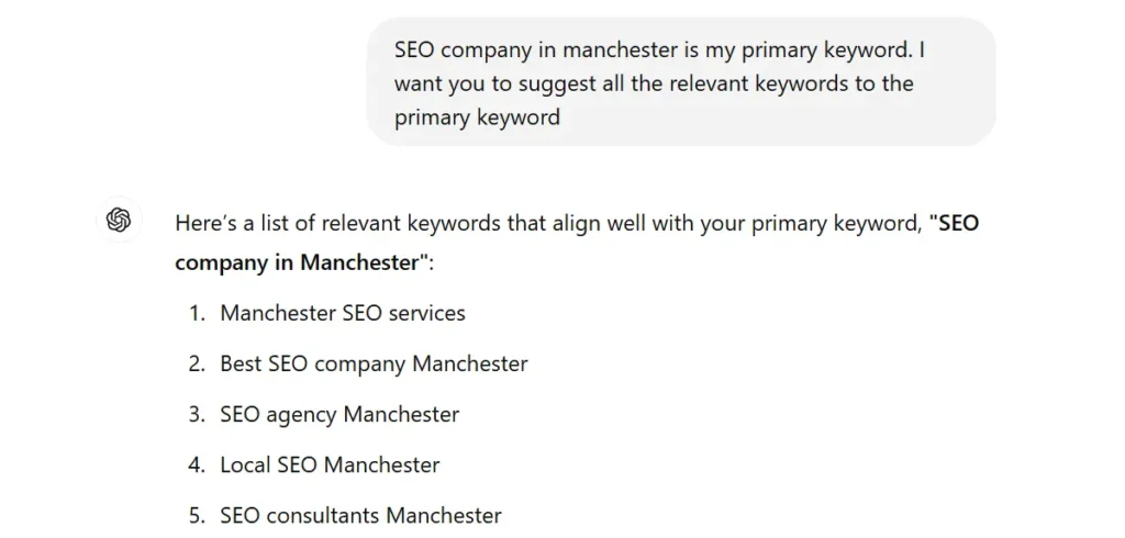 Keyword Research with ChatGPT